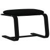 Repose-pied Noir 51x41x40 cm Tissu 634306634306