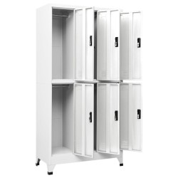 Armoire à casiers Blanc 90x45x180 cm Acier 634307634307