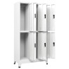 Armoire à casiers Blanc 90x45x180 cm Acier 634307634307