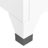 Armoire à casiers Blanc 90x45x180 cm Acier 634307634307