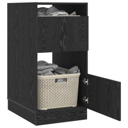 Armoire à Laver Chêne noir 50 x 68 x 102 cm Bois d'ingénierie 634308634308