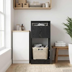 Armoire à Laver Chêne noir 50 x 68 x 102 cm Bois d'ingénierie 634308634308