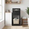 Armoire à Laver Chêne noir 50 x 68 x 102 cm Bois d'ingénierie 634308634308