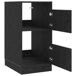 Armoire à Laver Chêne noir 50 x 68 x 102 cm Bois d'ingénierie 634308634308