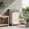 Abri de jardin Blanc 59 x 56 x 113,5 cm Bois de Sapin Massif 634310634310