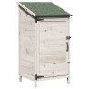 Abri de jardin Blanc 59 x 56 x 113,5 cm Bois de Sapin Massif 634310634310