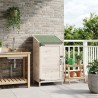 Abri de jardin Blanc 59 x 56 x 113,5 cm Bois de Sapin Massif 634310634310