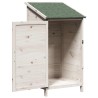 Abri de jardin Blanc 59 x 56 x 113,5 cm Bois de Sapin Massif 634310634310