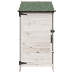 Abri de jardin Blanc 59 x 56 x 113,5 cm Bois de Sapin Massif 634310634310