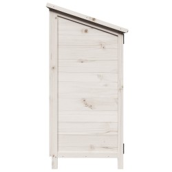 Abri de jardin Blanc 59 x 56 x 113,5 cm Bois de Sapin Massif 634310634310