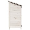 Abri de jardin Blanc 59 x 56 x 113,5 cm Bois de Sapin Massif 634310634310