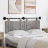 Tête de lit suspendue Gris clair Velours 634312634312