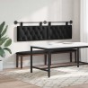 Tête de lit suspendue Avec lumière LED Noir Velours 634313634313