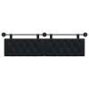 Tête de lit suspendue Avec lumière LED Noir Velours 634314634314