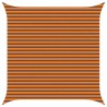 Voile d'ombre Orange et marron 4 x 4 m 100 % polyester Oxford 634317634317