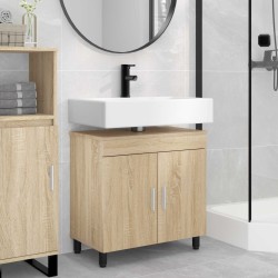 Unité de vanité de salle de bain Chêne Sonoma 60 x 35 x 60 cm 634319634319
