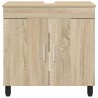 Unité de vanité de salle de bain Chêne Sonoma 60 x 35 x 60 cm 634319634319