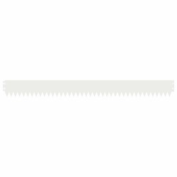 Bordure de Pelouse 20 pcs 103 x 10 cm Acier Blanc 634334634334