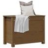 Boîte de rangement Marron miel 60x32x45,5 cm Bois massif de pin 634335634335