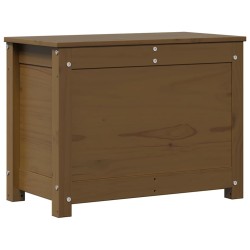 Boîte de rangement Marron miel 60x32x45,5 cm Bois massif de pin 634335634335