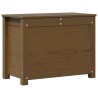 Boîte de rangement Marron miel 60x32x45,5 cm Bois massif de pin 634335634335