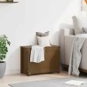 Boîte de rangement Marron miel 60x32x45,5 cm Bois massif de pin 634335634335