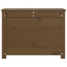 Boîte de rangement Marron miel 60x32x45,5 cm Bois massif de pin 634335634335