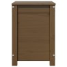 Boîte de rangement Marron miel 60x32x45,5 cm Bois massif de pin 634335634335