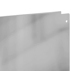 Bordure de Pelouse 20 pcs 100 x 12 cm Acier Argenté 634341634341