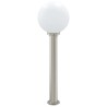 Borne lumineuse avec détecteur 80 cm en acier inoxydable IP44 634369634369