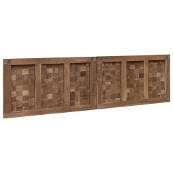 Tête de lit Naturel Bois de teck massif 634370634370