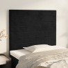 Tête de lit Noir 100x5x118/128 cm Velours 634371634371