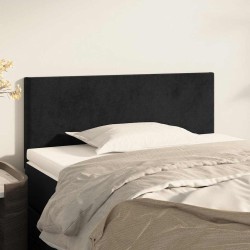 Tête de lit Noir 80x5x78/88 cm Velours 634373634373