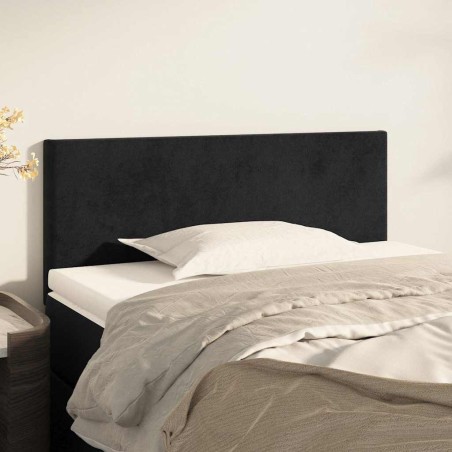 Tête de lit Noir 80x5x78/88 cm Velours 634373634373