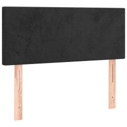 Tête de lit Noir 80x5x78/88 cm Velours 634373634373