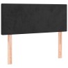 Tête de lit Noir 80x5x78/88 cm Velours 634373634373