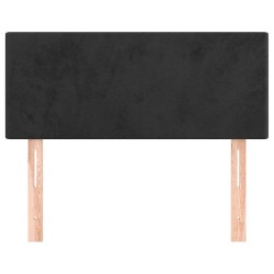 Tête de lit Noir 80x5x78/88 cm Velours 634373634373