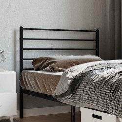 Tête de lit de remplacement métal noir 107 cm 634374634374