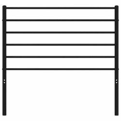 Tête de lit de remplacement métal noir 107 cm 634374634374