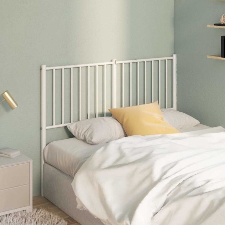 Tête de lit de remplacement métal blanc 120 cm 634375634375
