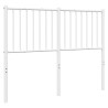 Tête de lit de remplacement métal blanc 120 cm 634375634375