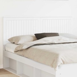 Tête de lit avec tête de lit Blanc 150 cm Bois d'ingénierie 634377634377