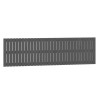 Tête de lit murale Gris 204x3x60 cm Bois massif de pin 634378634378