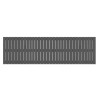 Tête de lit murale Gris 204x3x60 cm Bois massif de pin 634378634378