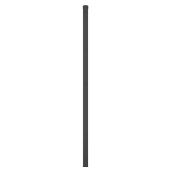 Tête de lit de remplacement métal noir 90 cm 634380634380