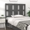 Tête de lit Gris 95,5x4x100 cm Bois massif de pin 634386634386