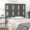Tête de lit Gris 95,5x4x100 cm Bois massif de pin 634386634386