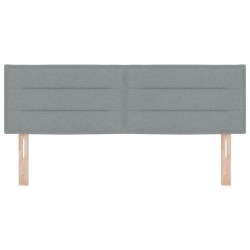 Tête de lit Gris clair 144 cm tissu 634387634387