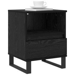Armoire de lit Chêne noir 40 x 35 x 50 cm Bois d'ingénierie 634392634392