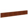 Bordure de Pelouse 30 pcs 100 x 15 cm Acier Rouillé 634394634394